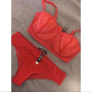 Brand new adore me bra and pantie set.